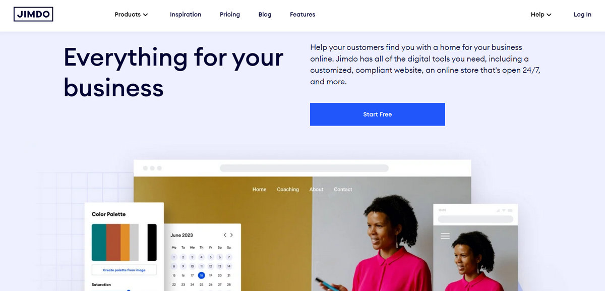 website builder with free domain